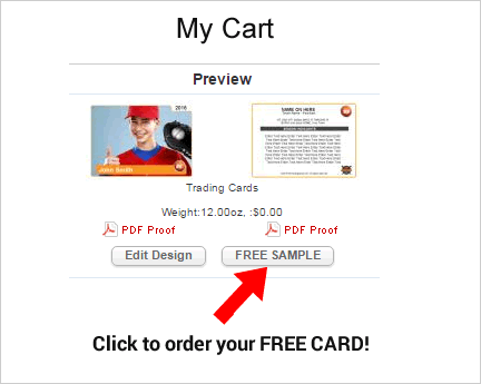 How to order free trading cards