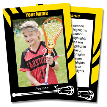 Lacrosse Card Templates